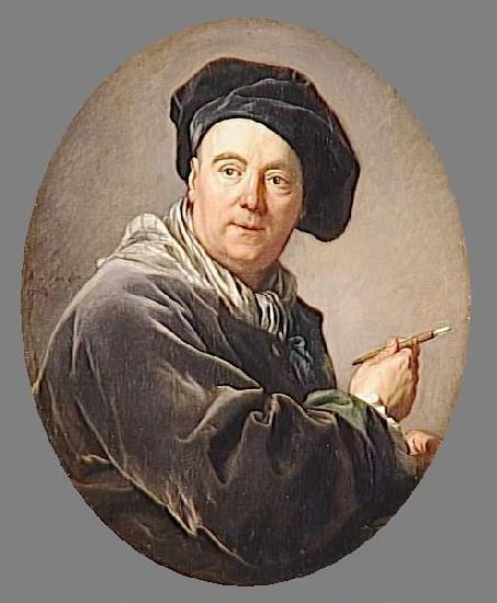 Louis Michel van Loo Portrait of Carle van Loo oil painting image